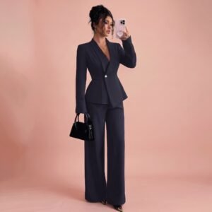 Classic Elegance Two-Piece Blazer Ensemble